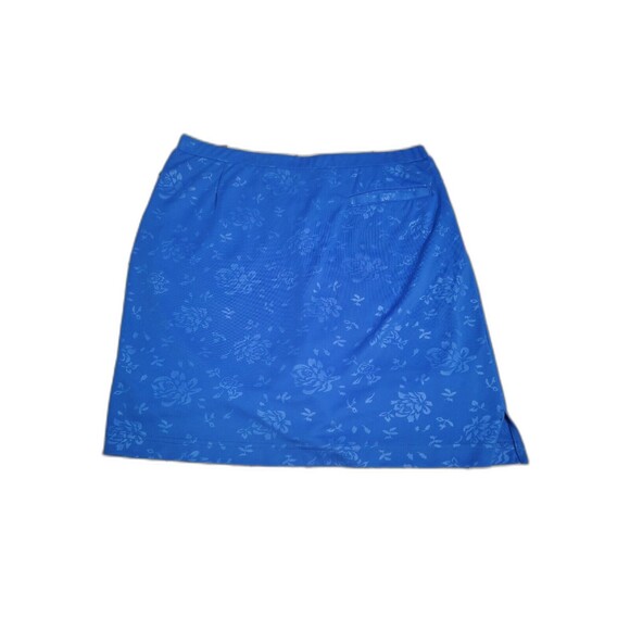Monterey Club Golf Skort Blue with Flowers in Background size Med - Picture 6 of 6